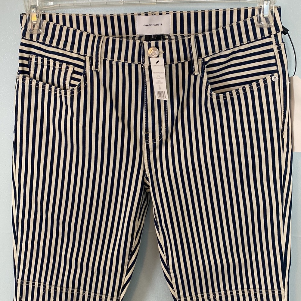 Current/Elliott - The Cropped Lexton - Modern Stripe - Picture 4 of 9